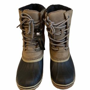 Sorel Slimpack II Nubuck Waterproof Snow Boot 8.5